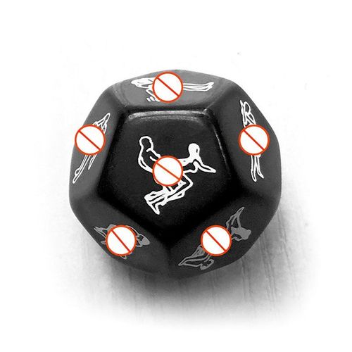 Dés De Sexe Érotiques 12 Côtés, Lettres Scintillantes, Position D'amour, Jeux De Fête Pour Adultes, Bdsm, Bondage