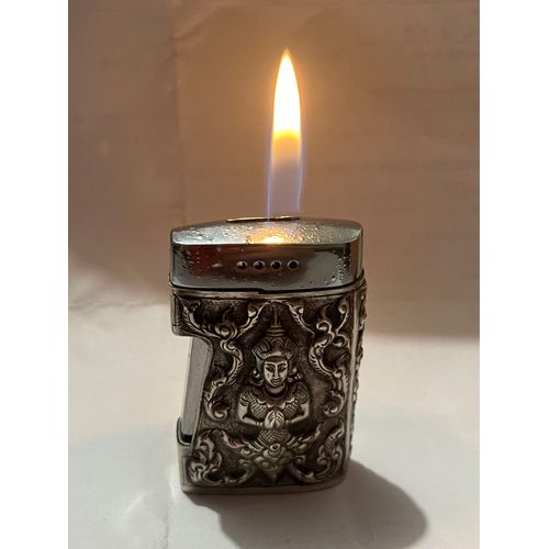 Briquet Ronson Argent 925 Sterling  Déité De Thaïlande 