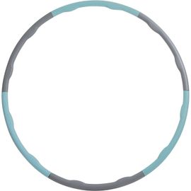 Cerceau De Fitness Hula Hoop Avec Vagues De Massage - Gris/Bleu Ciel