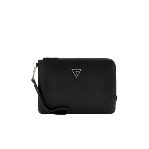 Pochette Guess Torino Homme Noir