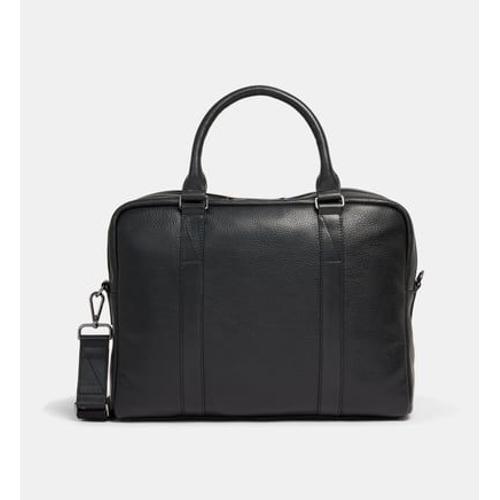 Galeries Lafayette - Sac porte documents Bacchus cuir LWG - Noir