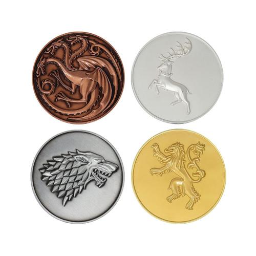 Game Of Thrones - Pack 4 Médaillons Sigil Limited Edition