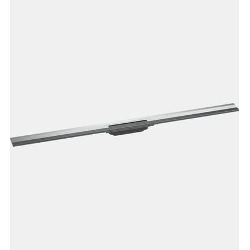 Hansgrohe - Caniveau de douche découpable 120 cm RainDrain Flex montage mural chromé - Gris