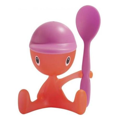 Alessi - Coquetier Rose En Résine Hugo Alessi - Multicolore