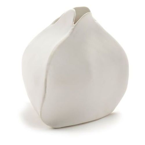 Serax - Vase à fleurs The Perfect Imperfection porcelaine blanc H10,5 cm - Blanc