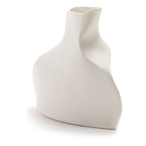 Serax - Vase à fleurs The Perfect Imperfection porcelaine blanc H9,5 cm - Blanc