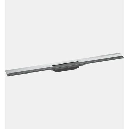 Hansgrohe - Caniveau de douche découpable 90 cm RainDrain Flex montage mural chromé - Gris