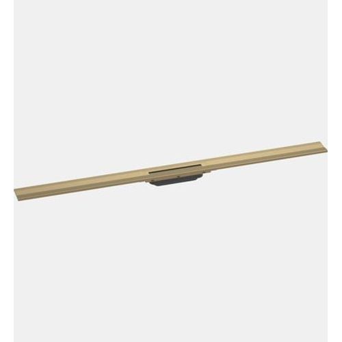 Hansgrohe - Caniveau de douche découpable 120 cm RainDrain Flex montage mural bronze brossé - Bronze