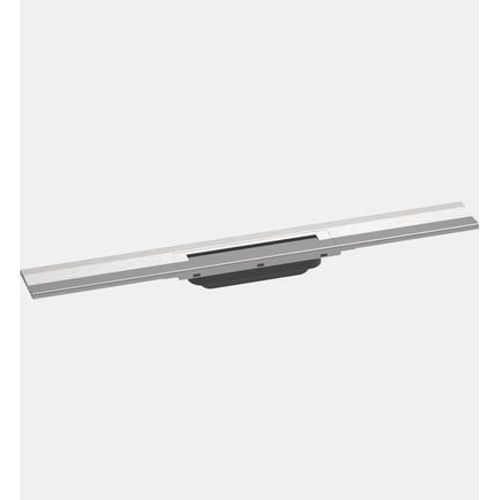 Hansgrohe - Caniveau de douche découpable 70 cm RainDrain Flex montage mural acier inox brossé - Gris