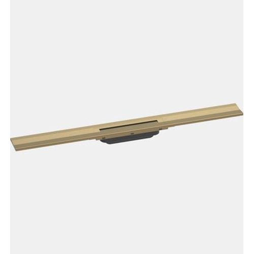 Hansgrohe - Caniveau de douche découpable 80 cm RainDrain Flex montage mural bronze brossé - Bronze