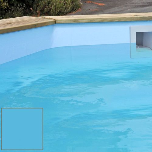 Liner pour piscine bois northland bahia 610 x 400 h.115 cm bleu 75/100