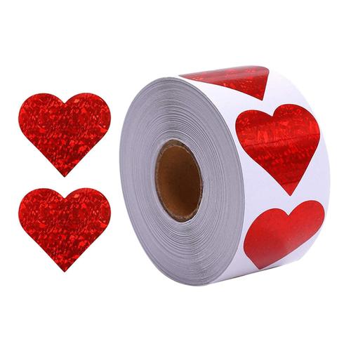 Esquirla 500x Love Heart Stickers Emballage Étiquettes Étiquettes Joints Pour Diy Cartes Scrapbooking 25 Cm