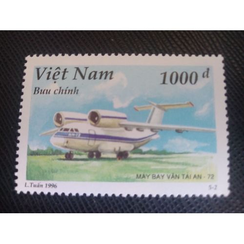 Timbre Vietnam Yt 1638 Avion Moderne , Freighter - An 72 1996 ( 020806 )