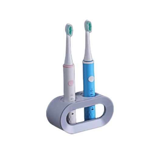 Porte-brosse à dents autocollant Gris