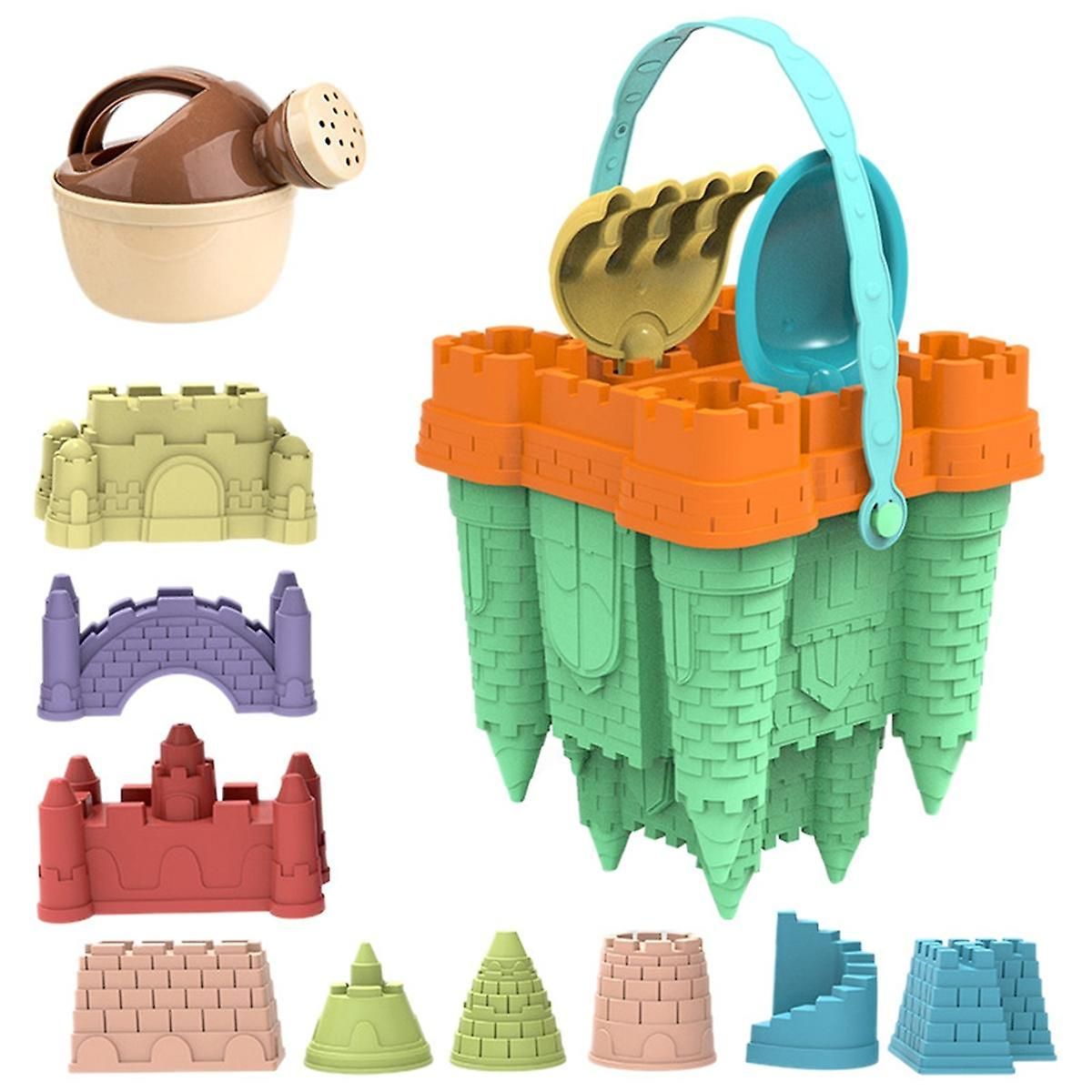Plage Château Seau Jouer Sable Set Jouets Sable Pelle Enfants Jouet...