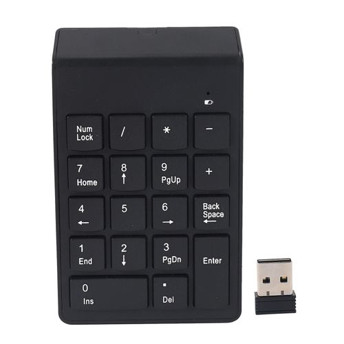 Numeric Keypad,18 Keys Wireless Usb Number Pad Keyboard With 2.4g Mini Usb Numeric Receiver For Lap