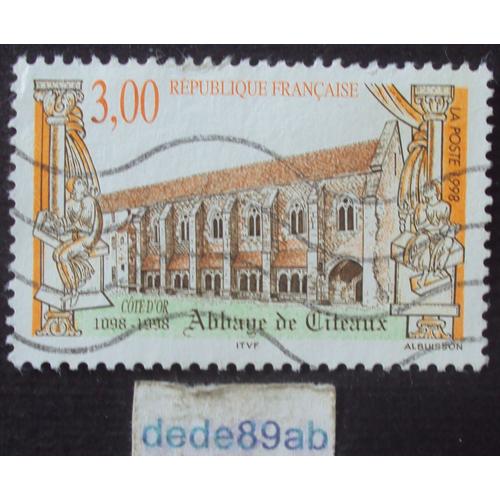 France .. 3f00 . 900è Anniversaire De L'abbaye De Citeaux ( 1098 - 1998 ) Oblitéré Used Stamp