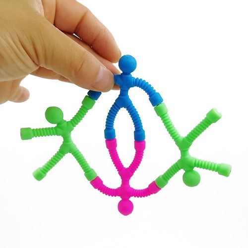 Aimant De Réfrigérateur Pour Hommes Et Enfants, 8 Pièces/Lot, Jouet Amusant, Figurine D'action Magnétique, Main, Jouet Sensoriel, Gadget Anti-Stress Pour Autisme Et L'anxiété
