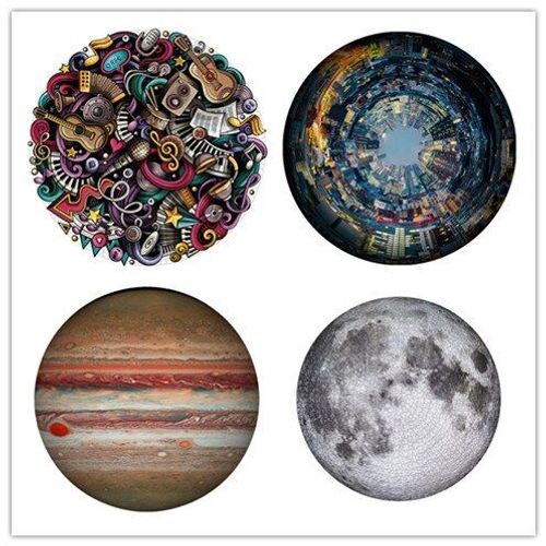 Puzzle Lune Et Terre 1000 Pièces, Puzzle Difficile Pour Adultes, Jouets Éducatifs Pour Enfants, Cadeaux, Puzzle Arc-En-Ciel 1000 Pièces