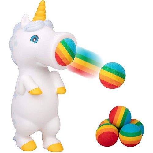 Balle De Tir À Pression Licorne De Dessin Animé, Jouets Pour Enfants, Boule De Mousse Pop-Out Drôle, Gadgets Bizarres, Autisme Tdah, Sensoriel, Anti-Stress