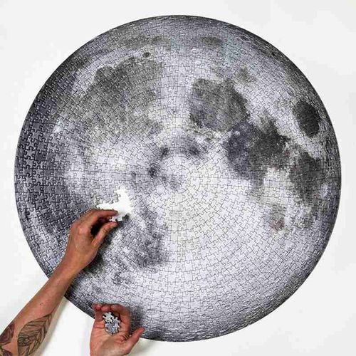 Puzzle De La Lune Et De La Terre 1000 Pièces, Puzzles Difficiles Pour Adultes, Jouets Éducatifs, Cadeaux Pour Enfants