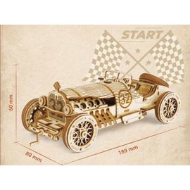 Puzzle En Bois Modèle 3d, 300 Pièces, Grand Jouet Assemblé, Voiture Pour Enfants, Simulation De Train À Vapeur, Modèle De Voiture Et De Camion