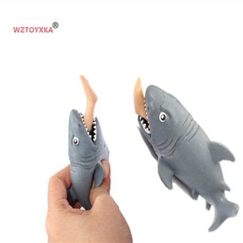 Boule Antistress En Forme De Requin 12cm, Jouet Doux Et Humoristique, Balle À Presser, Lumière Humoristique, Décompression, Fidget Spinner Lol
