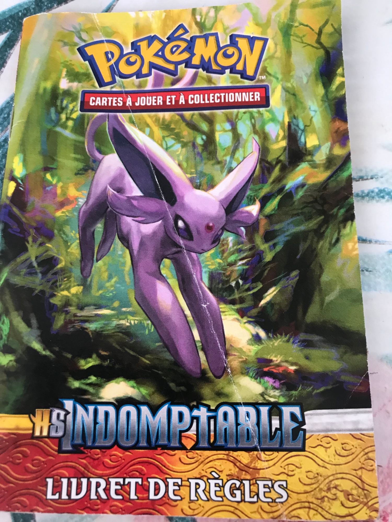 Pokémon Hs Indomptable - Livret Et Liste Des Cartes Pokemon