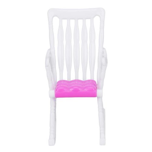 Maison De Poupée Miniature, Chaise Rose Pour Barbie, Accessoires De Poupée, Maison De Jeu Pour Enfants Filles, Chambre À Coucher, Décoration De Maison De Poupée