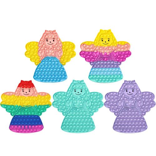 Jouet Anti-Stress De Princesse Arc-En-Ciel, Anti-Stress, Anti-Stress Sensoriel, Pour Autisme, Besoins Spéciaux