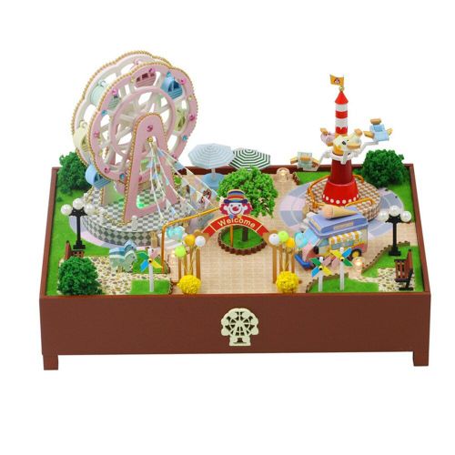 Mini Maison De Poupée 3d À Monter Soi-Même, Café, Jouet À Assembler, Sans Couvercle Anti-Poussière, Modèle Miniature À Main, Maison De Poupée Pour Enfants, Cadeaux D'anniversaire