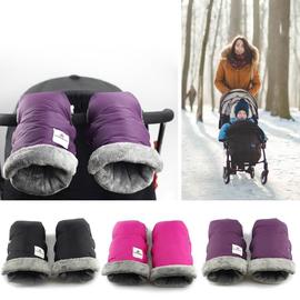 Acheter Gants de poussette chauds d'hiver pour enfants, protège-mains  imperméables, accessoire de landau, gants en polaire épaisse
