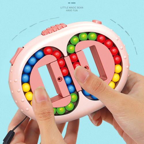 Cube Rotatif De Doigt D'intelligence De Haricot Pour Enfants Adultes, Spinner De Doigt, Disque Gyroscopique, Anti-Stress, Jouet Éducatif, Cadeau Pour Enfants