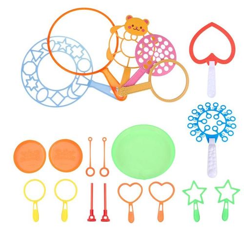 Jeu De Bulles Géant, 20 Pièces, Outil De Soufflage Amusant, Jouets Élégants Pour Enfants En Plein Air (Couleur Aléatoire)