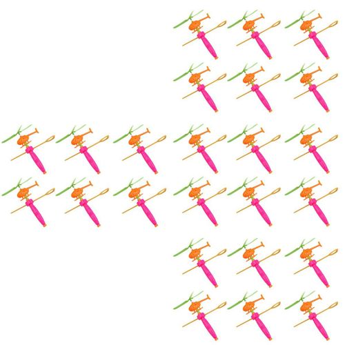 Jouets D'avion Volant 24 Pièces, Jouets Pour Enfants, Jouets D'hélicoptère Volant (Couleurs Assorties)