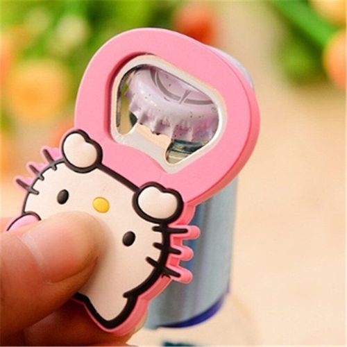 Ouvre-Bouteille Multifonction En Silicone, Dessin Animé Mignon, En Acier Inoxydable, Pour Chat, Ouvre-Réfrigérateur À Bière, Outils De Cuisine, 1 Pièces
