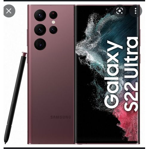 Samsung Galaxy S22 Ultra 5G 128 Go Bordeaux