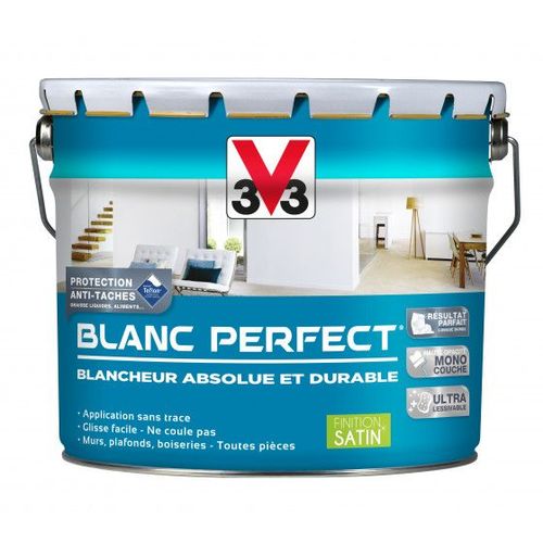 Peinture Blanc Perfection Satin Pot 10l