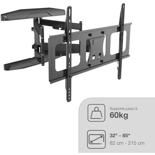 Support mural TV ADEQWAT Mouv TV 32-84''