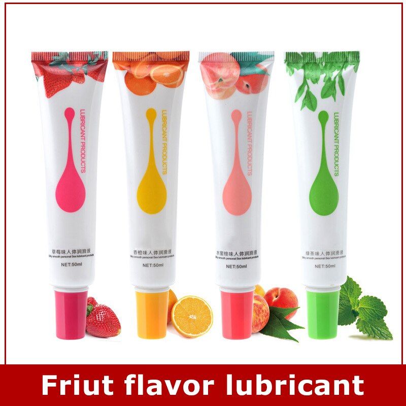 Lubrifiant Sexuel À Base D'eau, Fruit Orange/Fraise/Pêche/Thé Vert, Comestible, Pour Sexe Anal, Oral, Pour Femme, Exciter L'orgasme