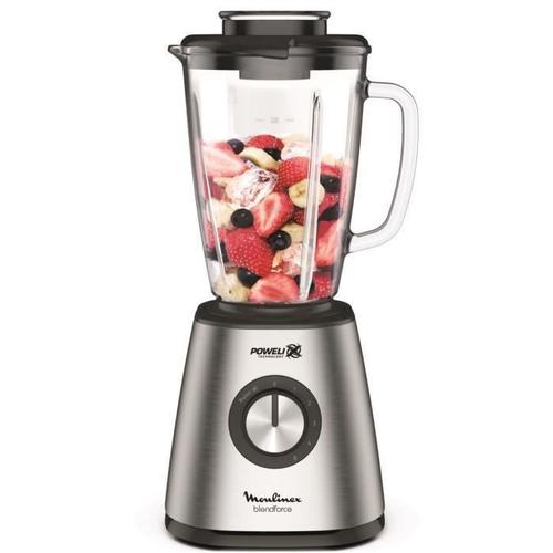 Moulinex Blendforce 2 LM439D10 - Bol mixeur blender - 1.75 litres - 800 Watt - acier inoxydable