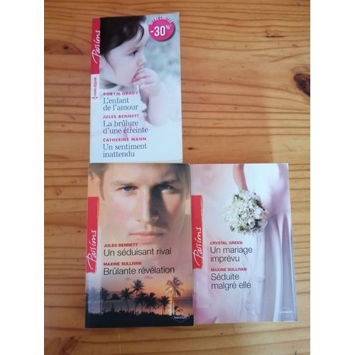 Lot 3 Livres " Les Frères Stone" Jules Bennet - "Les Frères Roth" Maxine Sullivan