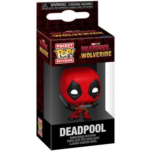 Deadpool 3 Présentoir Porte-Clés Pocket Pop! Viny Deadpool 4 Cm (12)