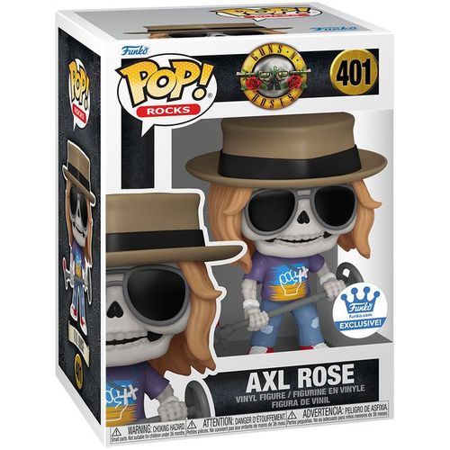 Figurine Funko Pop - Guns N' Roses N°401 - Axl Rose - Squelette (82475)