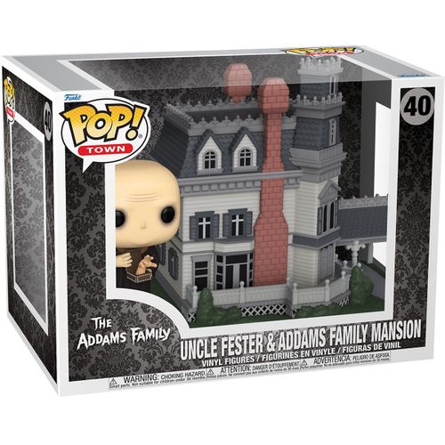 Figurine Funko Pop Uncle Fester And Addams Family Mansion / La Famille Addams / Funko Pop Tv