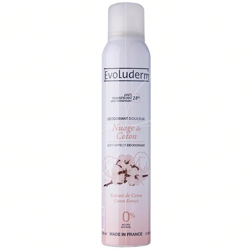 Evoluderm - Déodorant Douceur Anti-Transpirant Nuage De Coton - 200ml-- 