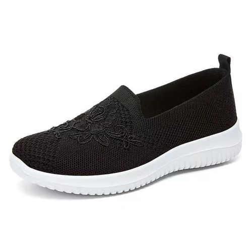 Baskets Respirantes En Maille Bon Marché Pour Femme Chaussures Mary Janes Décontractées Pour Infirmière Ballerines De Bureauté