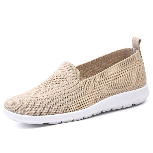 Baskets Respirantes En Maille Bon Marché Pour Femme Chaussures Mary Janes Décontractées Pour Infirmière Ballerines De Bureauté