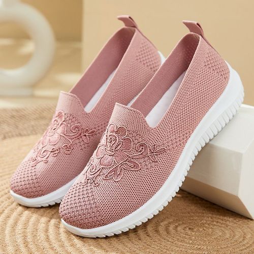 Baskets Respirantes En Maille Bon Marché Pour Femme,Chaussures Mary Janes Décontractées Pour Infirmière,Ballerines De Bureau,Été - 41