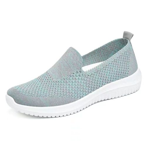 Baskets Respirantes En Maille Bon Marché Pour Femme Chaussures Mary Janes Décontractées Pour Infirmière Ballerines De Bureauté